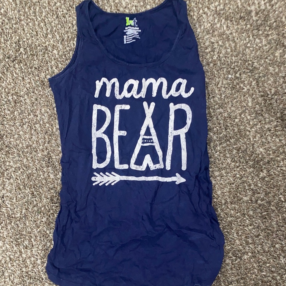 Mama Bear Kids Tank Top - Blue
